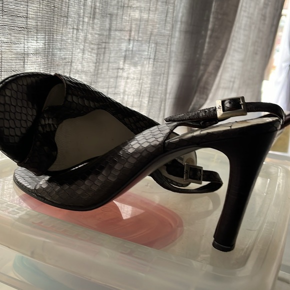 Sling back hi heeled sandals - Picture 4 of 14